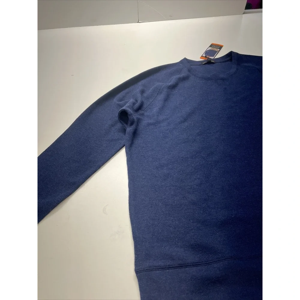 Banana Republic Mens Crew Pullover Navy Blue Raglan‎ Sweater XXL New
